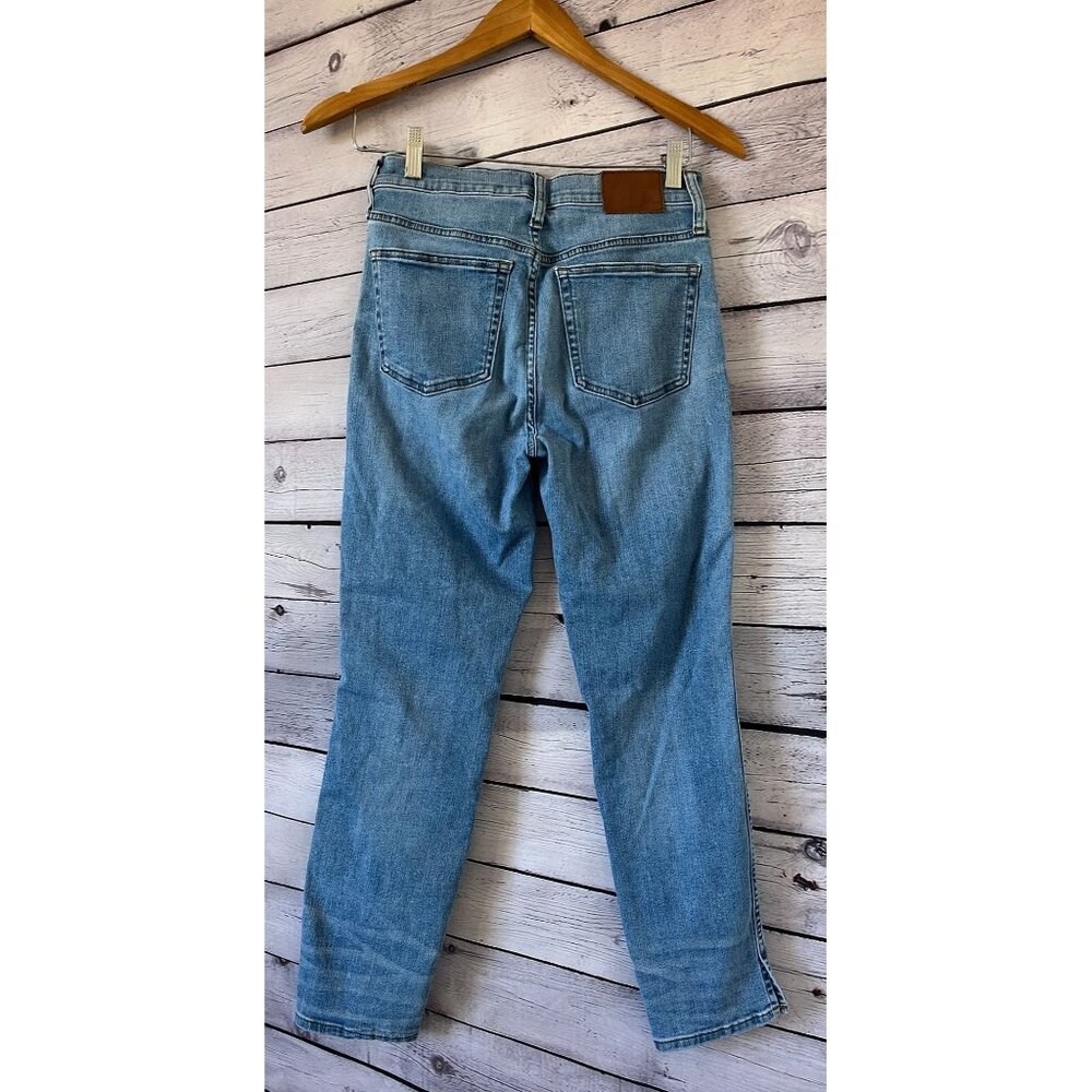 J. CREW DENIM Vintage Straight Jean with Bottom Slits - Women's SIZE 27 - Picture 2 of 10